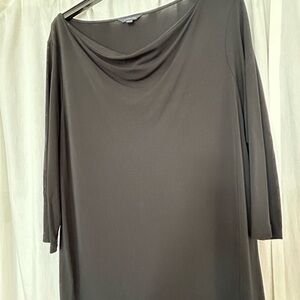 Lands' End Elegant Black Tunic